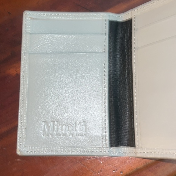 Minotti Grey Wallet/card holder - Picture 2 of 4